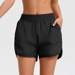 High-Waisted Quick-Dry Yoga Shorts - Sweat-Wicking, Cooling, Anti-Transparency