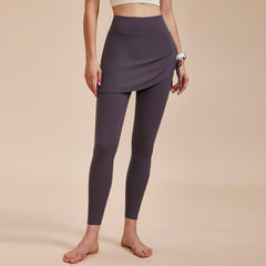 High-Waisted Drawstring Leggings - Stretch, Slim Fit Athletic Pants