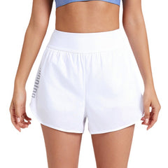 High-Waisted Loose Fit Yoga Shorts - Anti-Transparency