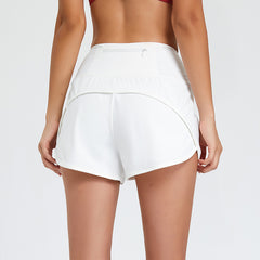 High-Waisted Quick-Dry Running Shorts for Women - Anti-Transparency Design