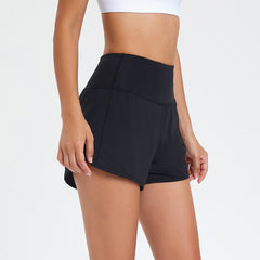 High-Waisted Quick-Dry Running Shorts for Women - Anti-Transparency Design