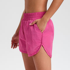 High-Waisted Quick-Dry Yoga Shorts - Sweat-Wicking, Cooling, Anti-Transparency