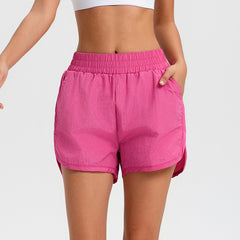 High-Waisted Quick-Dry Yoga Shorts - Sweat-Wicking, Cooling, Anti-Transparency