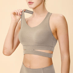 Breathable Seamless Sports Bra - Anti-Shock