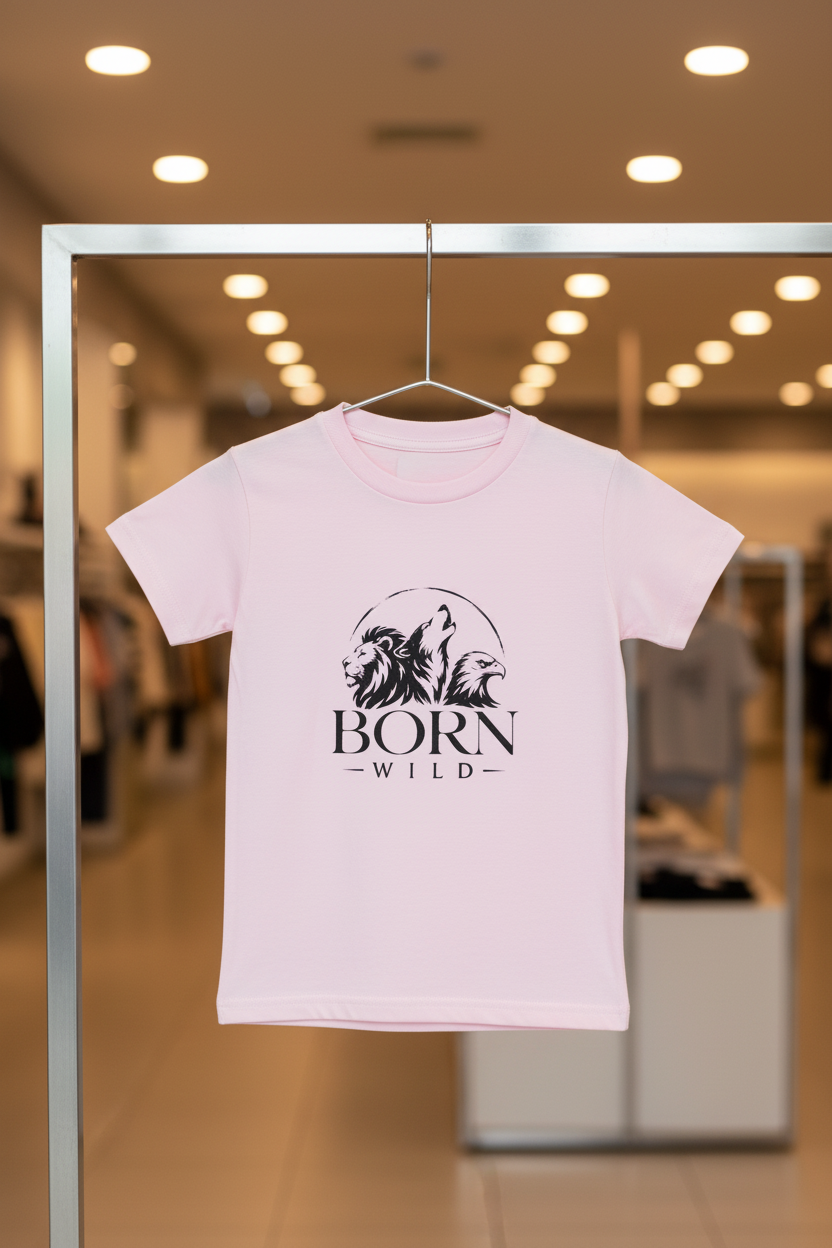 Light Baby Pink Born Wild Shop Hanger