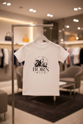 White Born Wild Shop Hanger