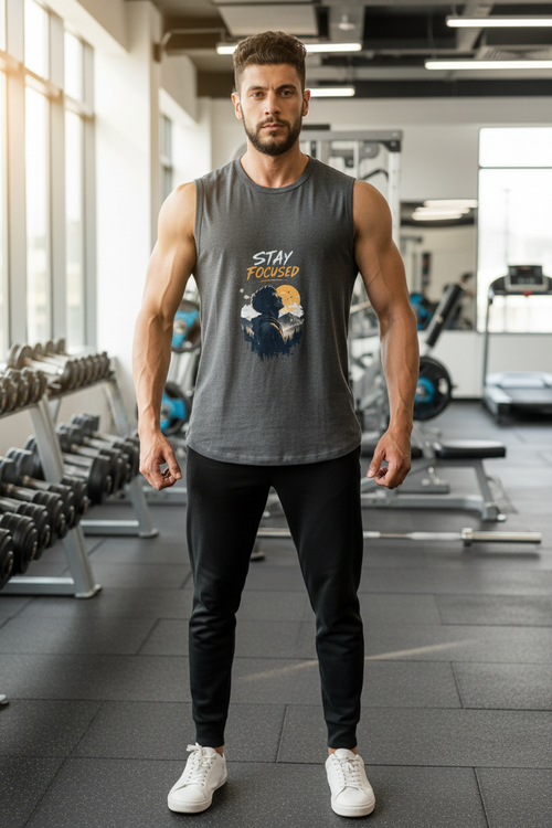 Charcoal Melange - Gym Style