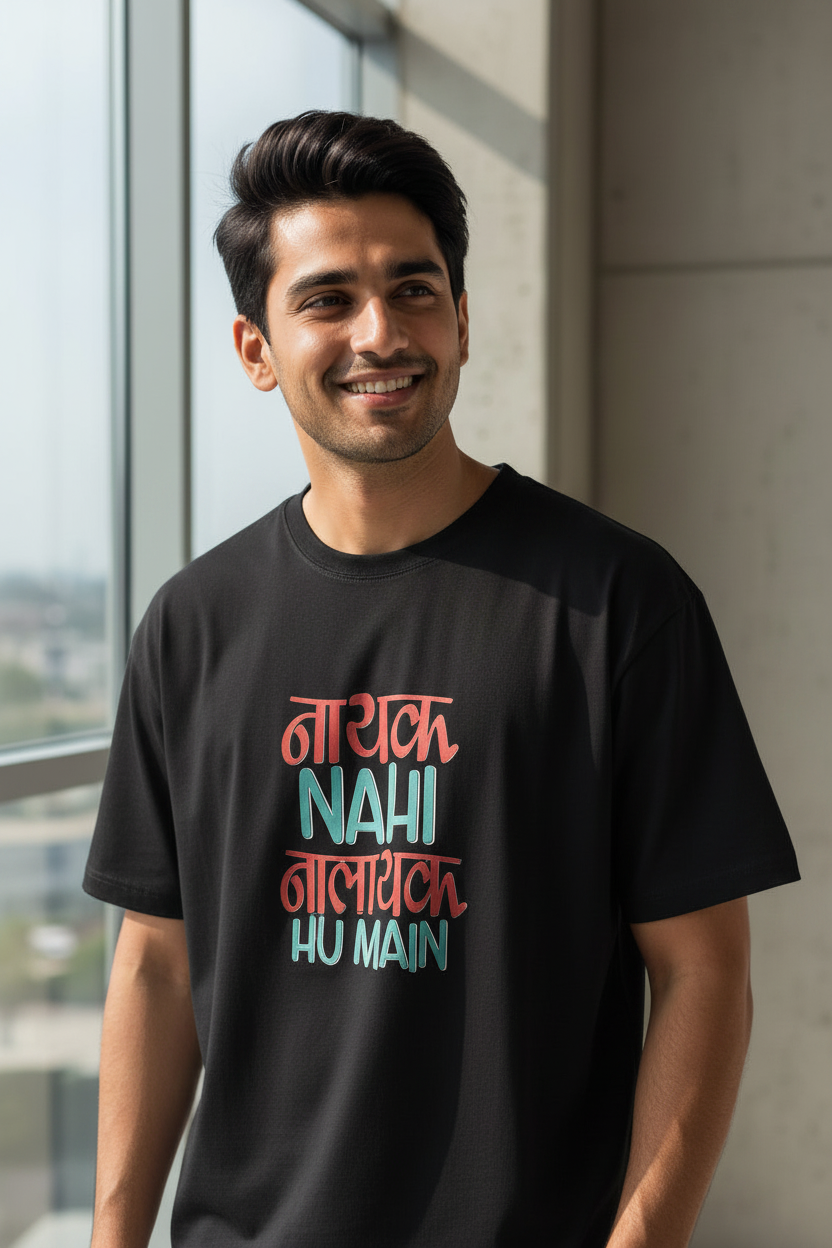 Man Black Tshirt