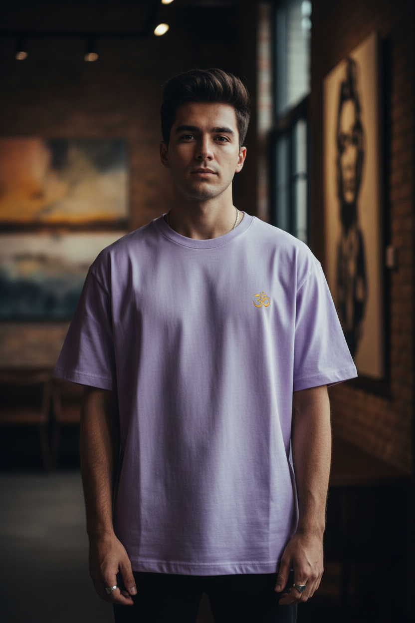 Man Lavender OM Tshirt