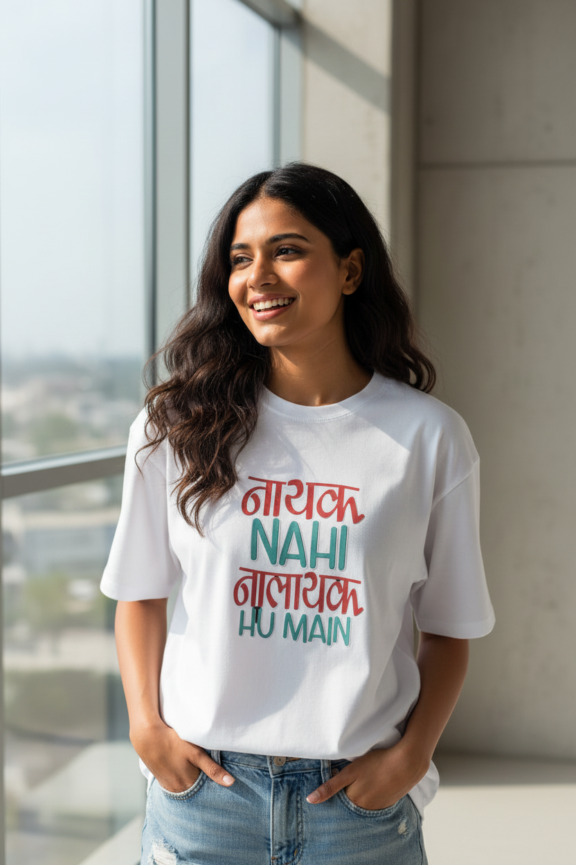 Woman White Tshirt